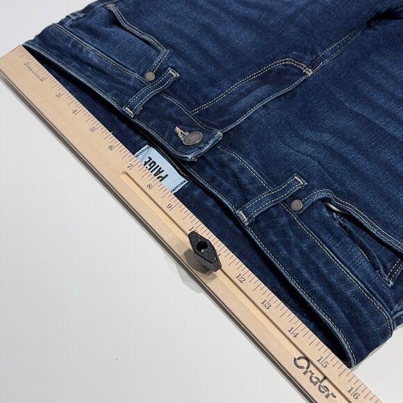 Paige Anthropologie Verdugo Ankle Jeans Dark Wash Mid Rise Women’s Size 30 (J2) - Picture 7 of 9